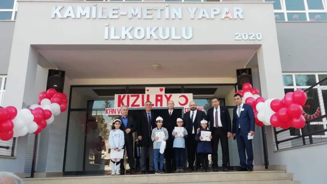 Türk Kızılay Batı Akdeniz Bölge Kan Merkezi ile yürütülen Okulumuzda 
