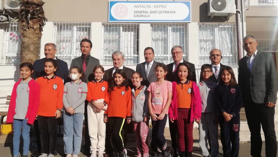 AHENK Projesi kapsamında General Şadi Çetinkaya İlkokulu'nu ziyaret