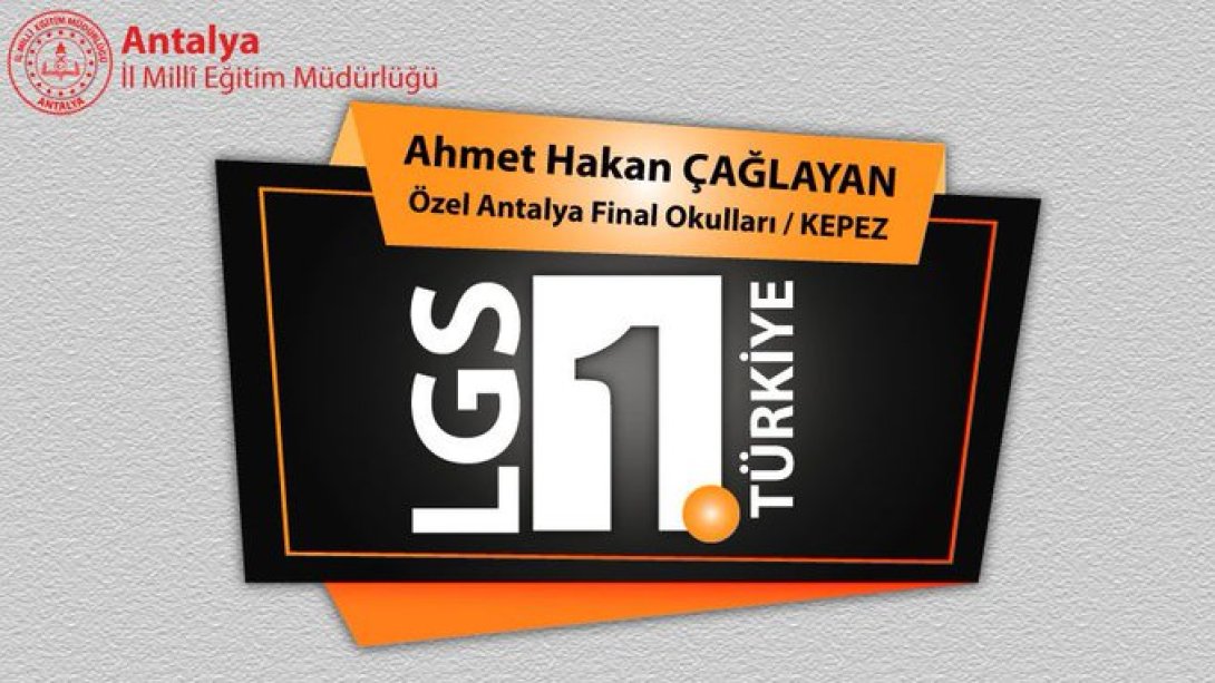 LGS Türkiye 1.'si